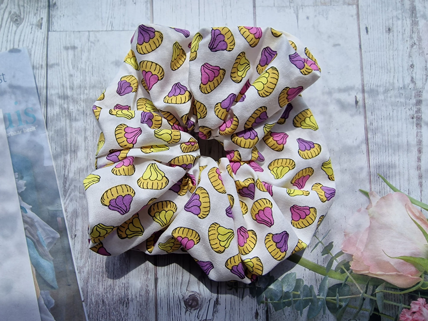 Iced Gems Cotton Scrunchie