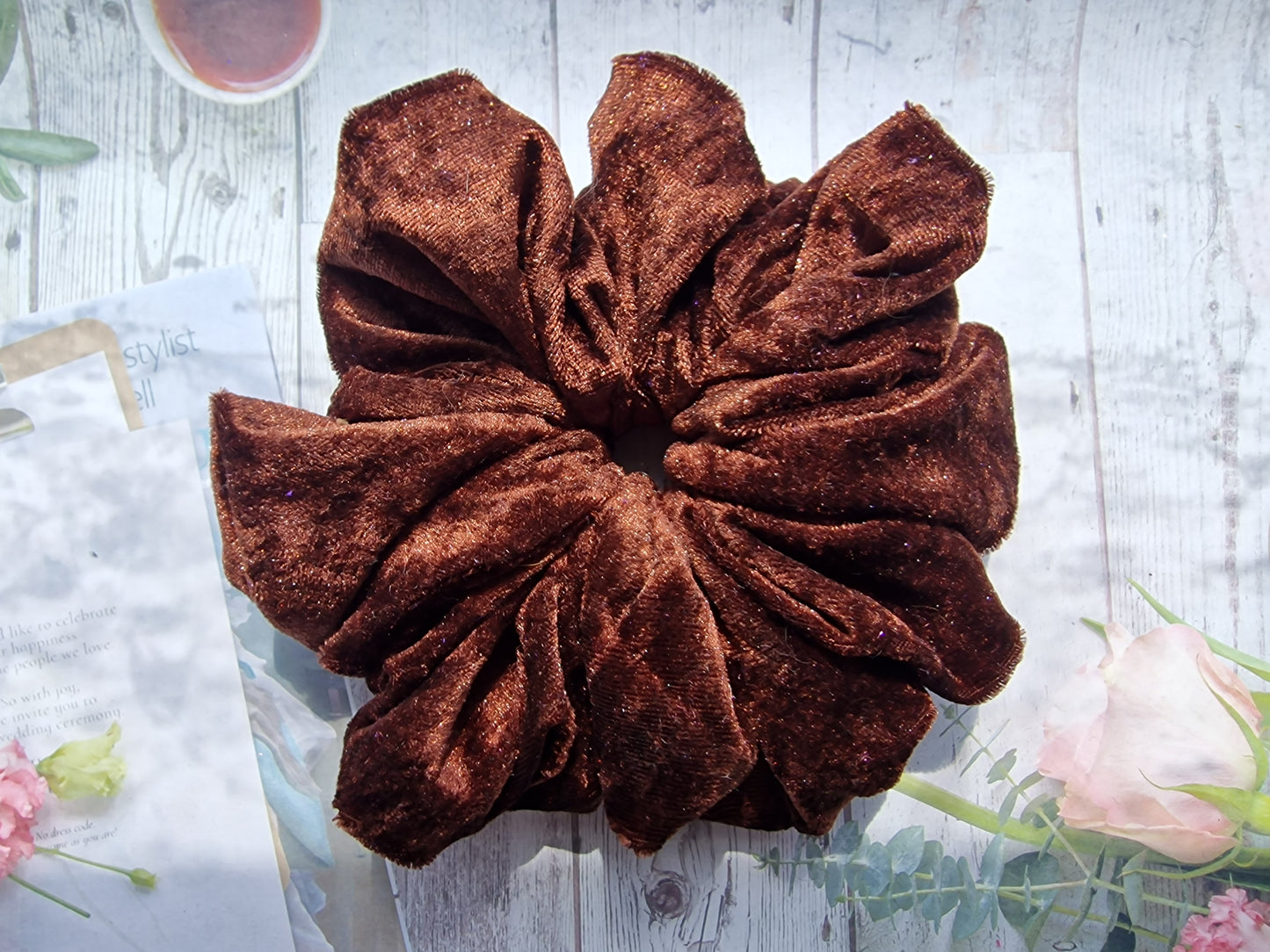 Velvet Scrunchie Chocolate