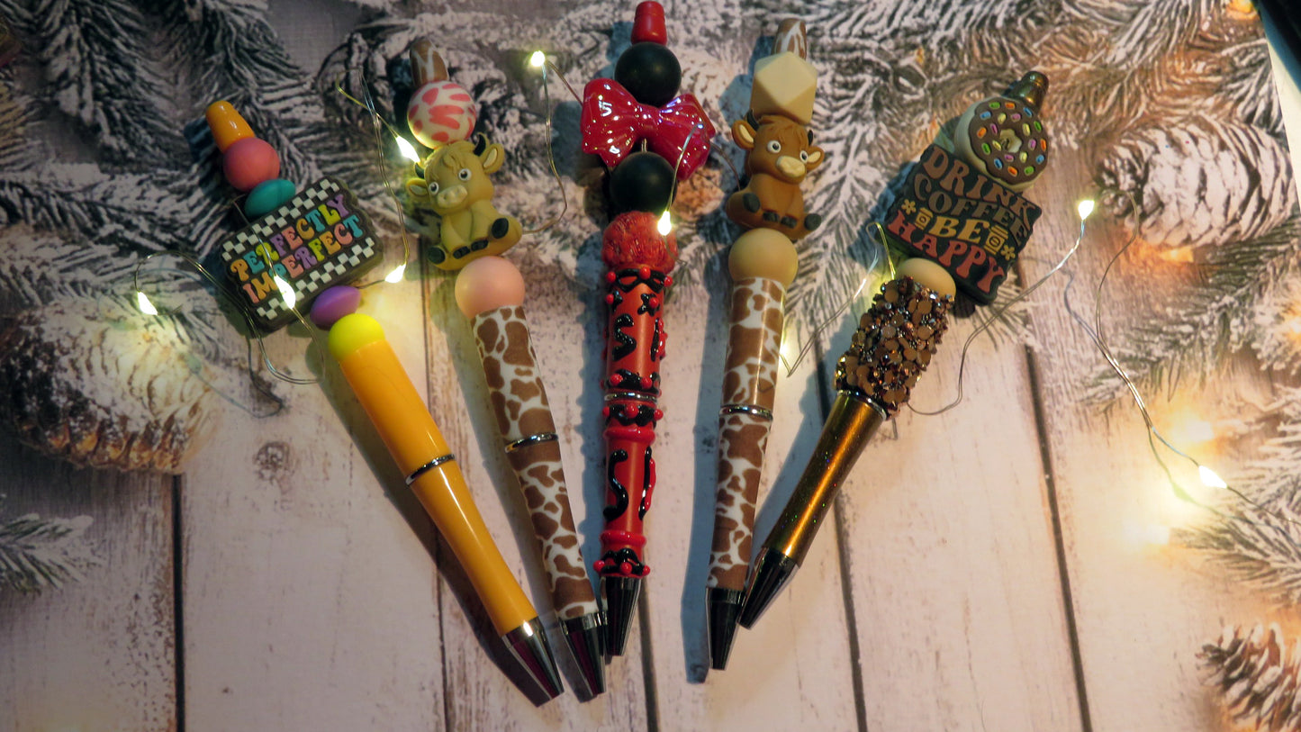 Beaded Pens | Custom Pens | Stocking Stuffers |Secret Santa