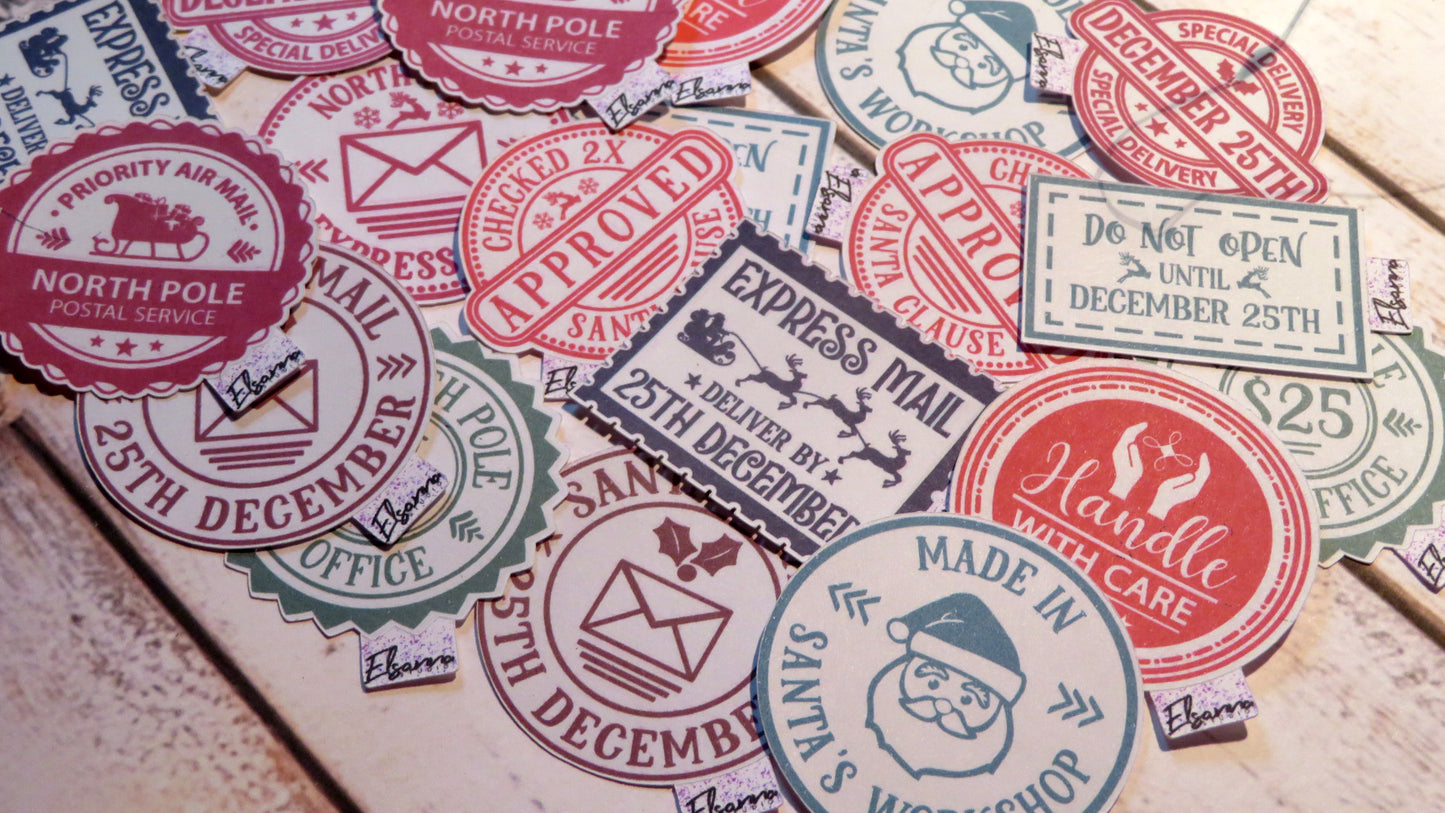 Christmas Gift Stickers | Christmas Present Labels