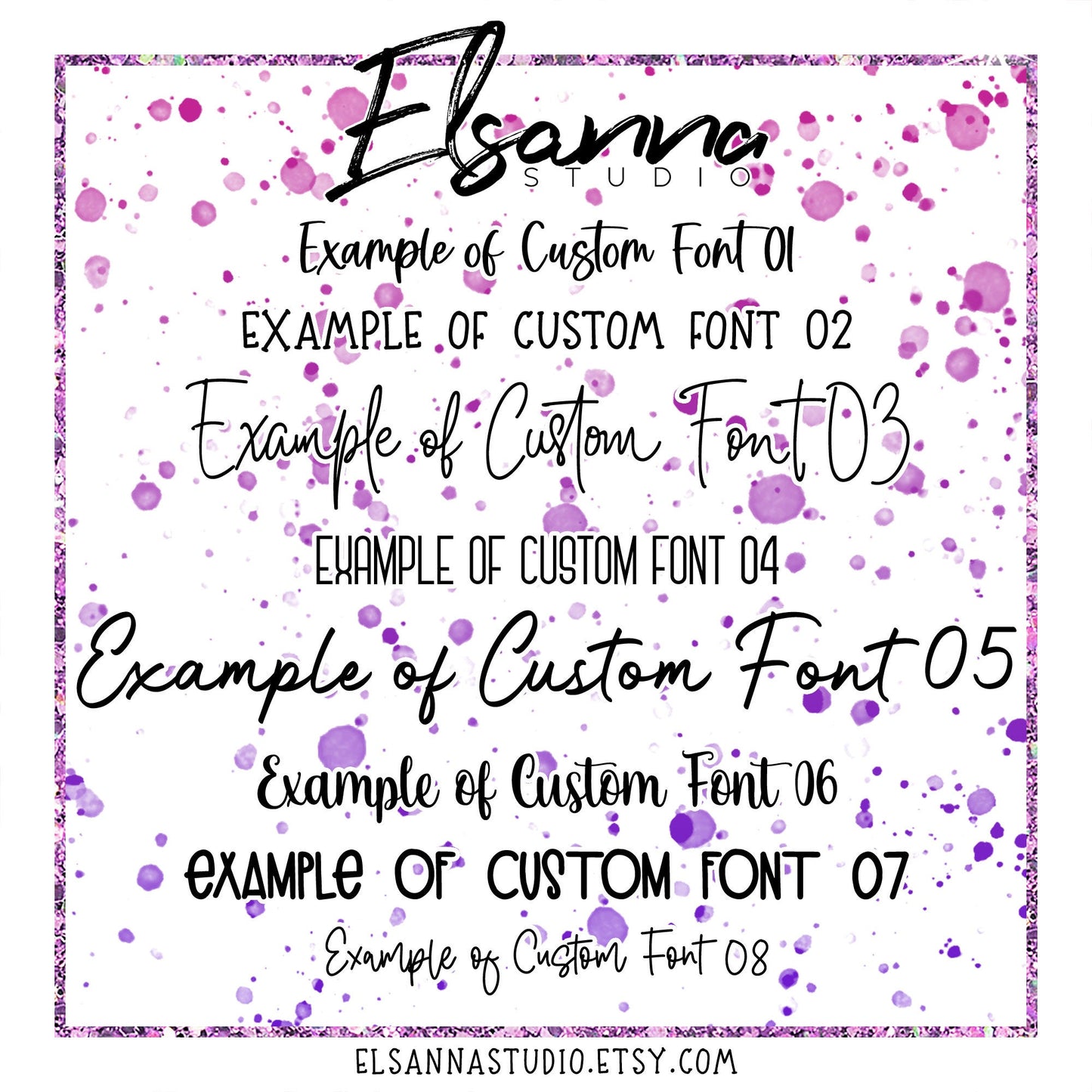 Custom Script Stickers | Word Stickers | Script Stickers | Planner Scripts