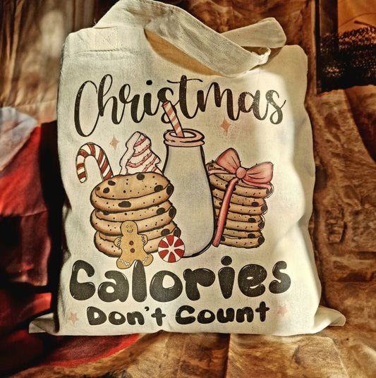 Christmas Calories Don't Count Christmas Tote Bag