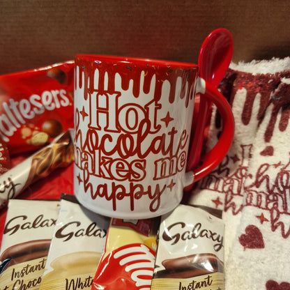 Hot Chocolate Mug Gift Bundle | National Hot Chocolate Day | Hot Chocolate Mug | Hot Cocoa Bundle | Hot Chocolate Gift