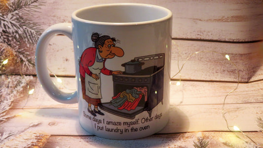 Sassy Mug | Funny Cartoon Mug | Some Days I Amaze Myself