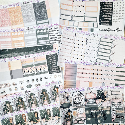 Pretty Halloween | Planner Stickers | Weekly Sticker Kit | Vertical Sticker Kit | Foil Stickers | Monthly Sticker Kit | Journaling Stickers