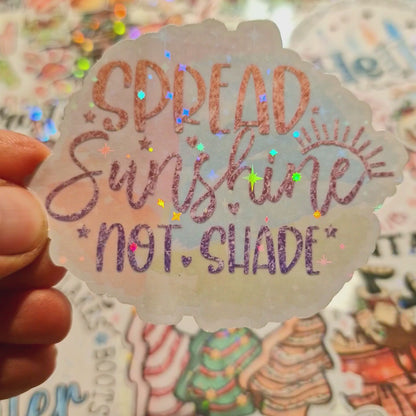 Spread Sunshine Die Cut Sticker